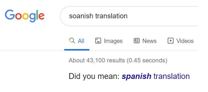 Soanish translation